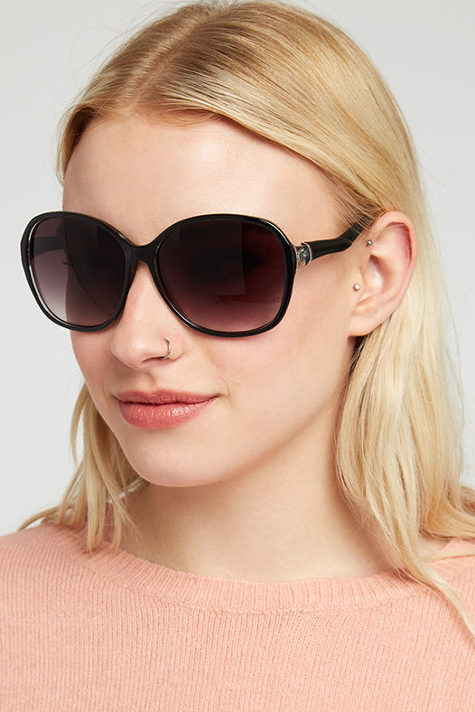 Kauri Black Sunglasses - Front