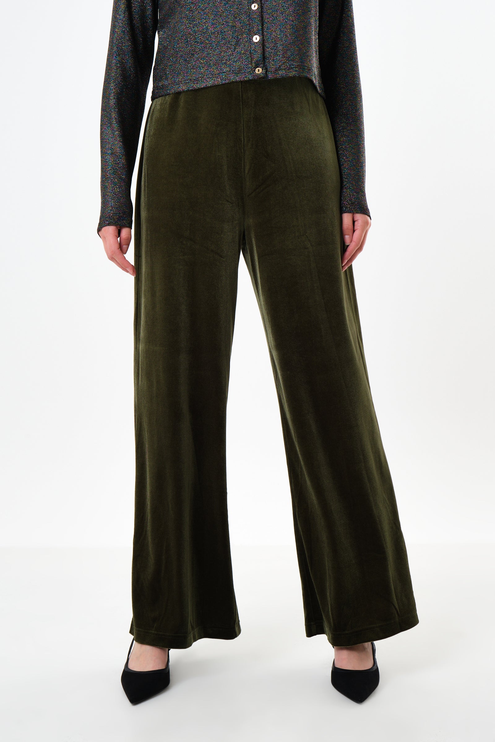 Melvin Velvet Wide Leg Trousers Sage Louche melvin-velvet-wide-leg-trousers-sage-louche