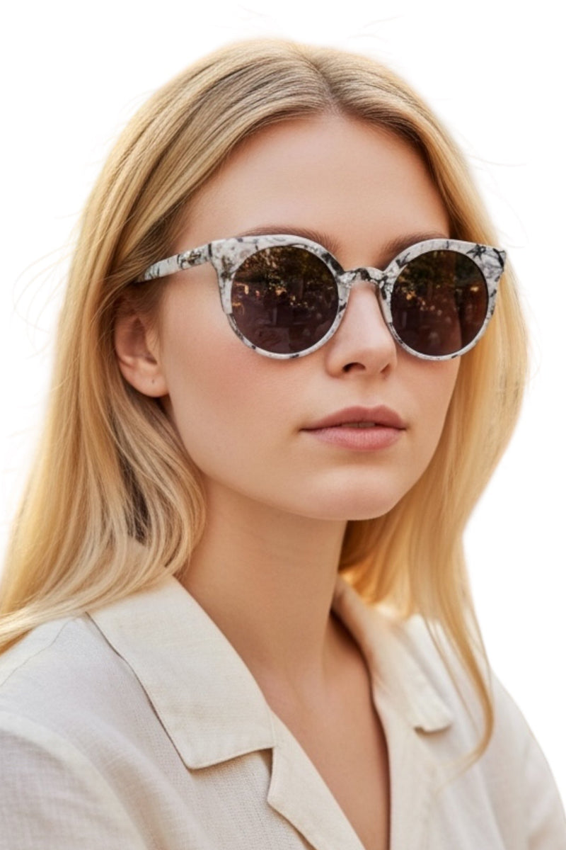 Depp Marble Finish Sunglasses - Front
