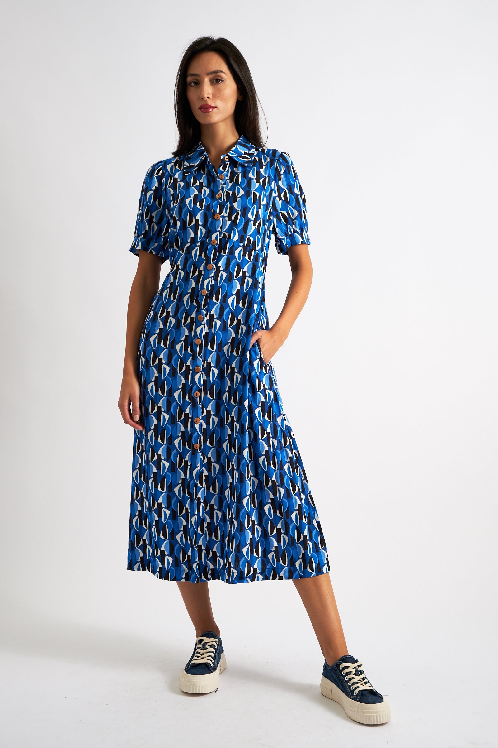 Retro midi dress discount