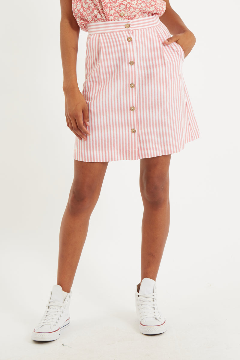 Hela Sail Stripe A-Line Mini Skirt - Front