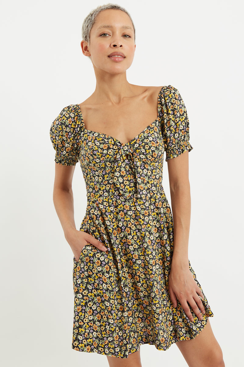 Luiza Santa Fe Floral Mini Dress - Front