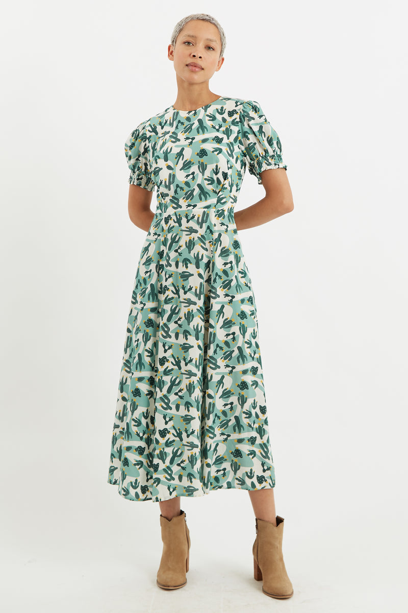 Romola Arizona Laced Back Midi Dress - Front