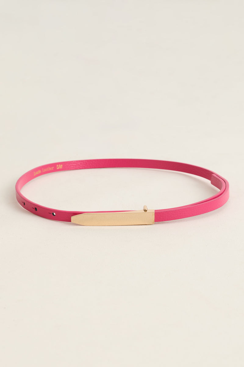 Amira belt Pink - Front