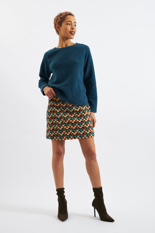 Aubin Geo Jacquard Mini Skirt