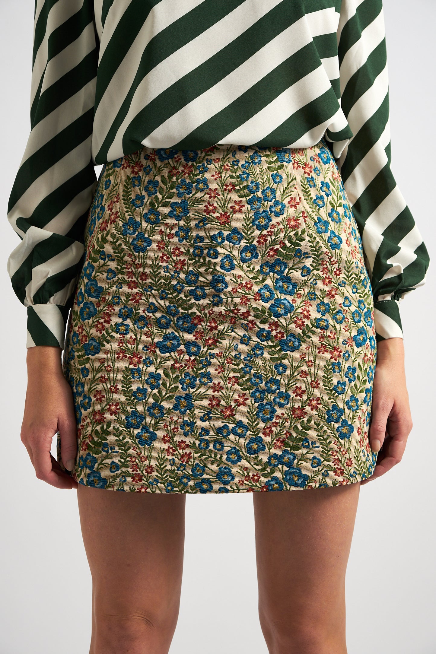 Aubin Aubusson Jacquard Mini Skirt