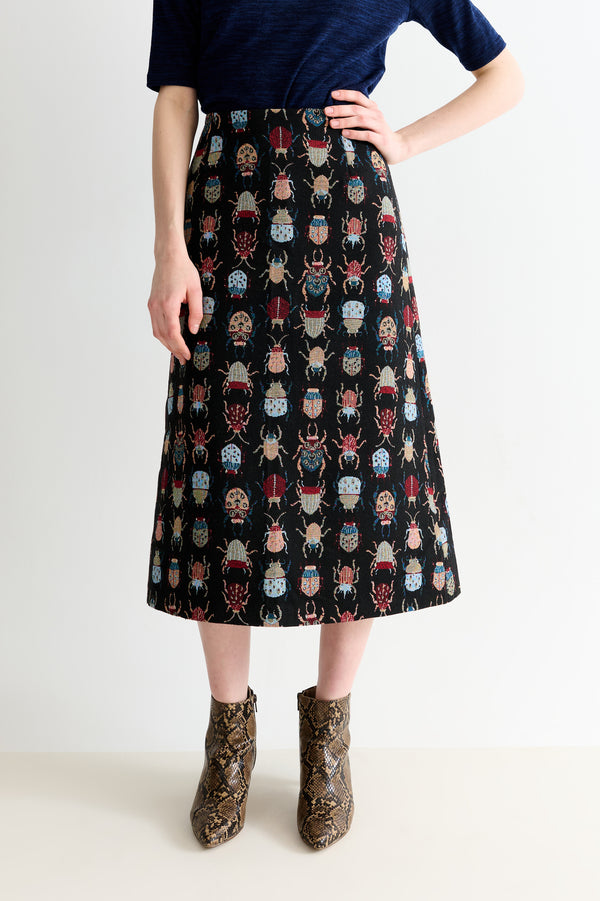 Buffy Beetlejuice Jacquard Midi Skirt – Multicoloured