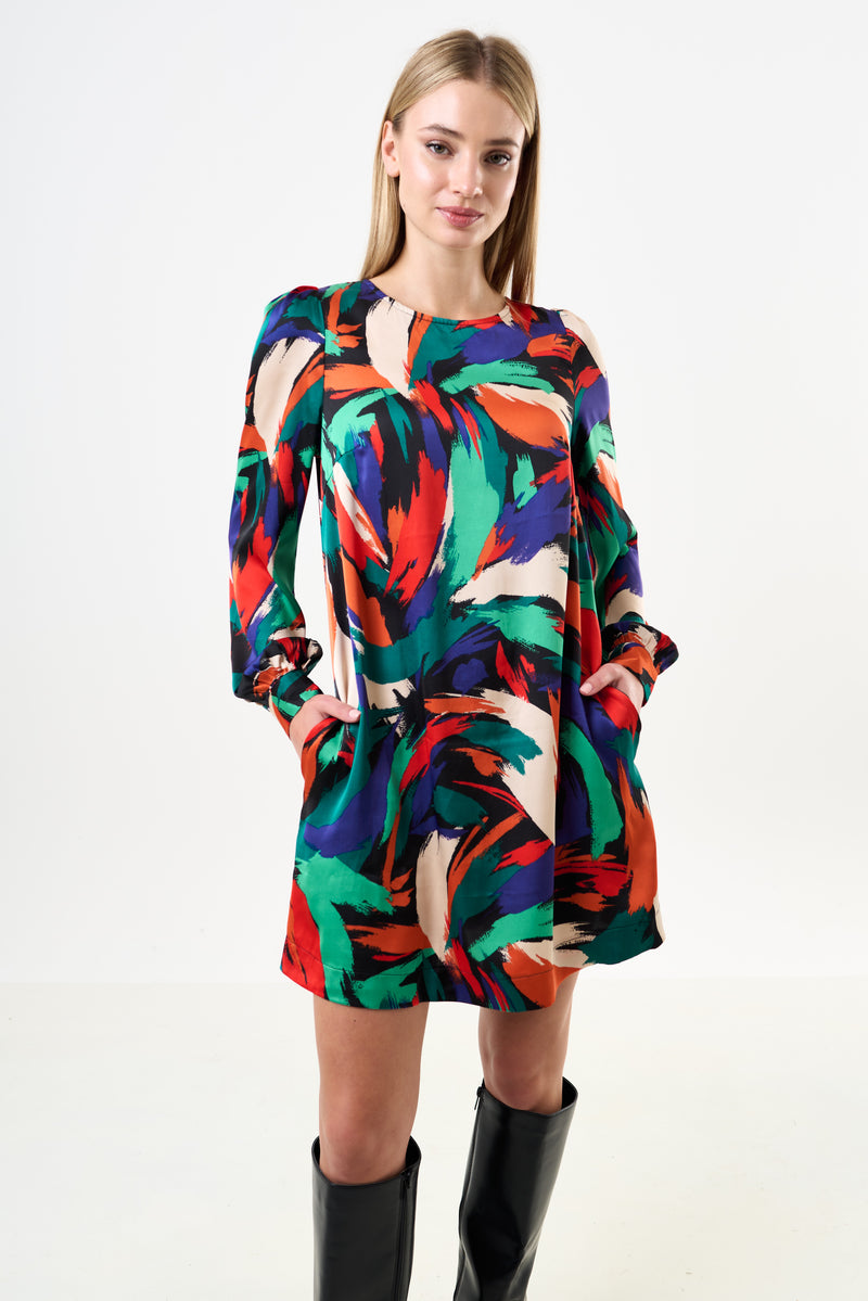 Didee Hofmann Print Long Sleeve Mini Dress - Front