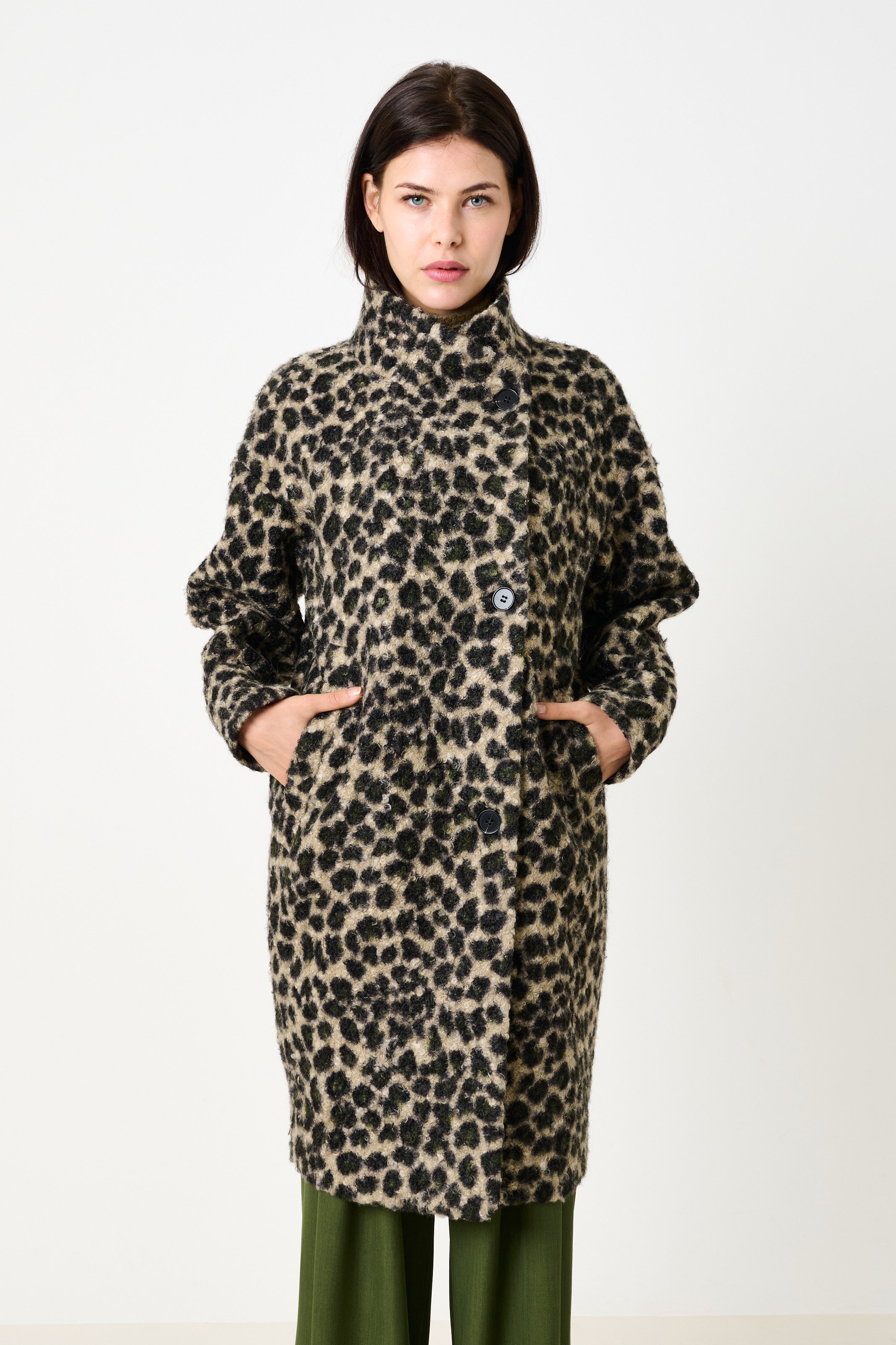 Louche Coats for Women – New Season Statement Styles 6 DONALDA ANIMAL TEDDY GREEN 2 858e0bfa 4e27 498d b602 7f26cd9ceaf5