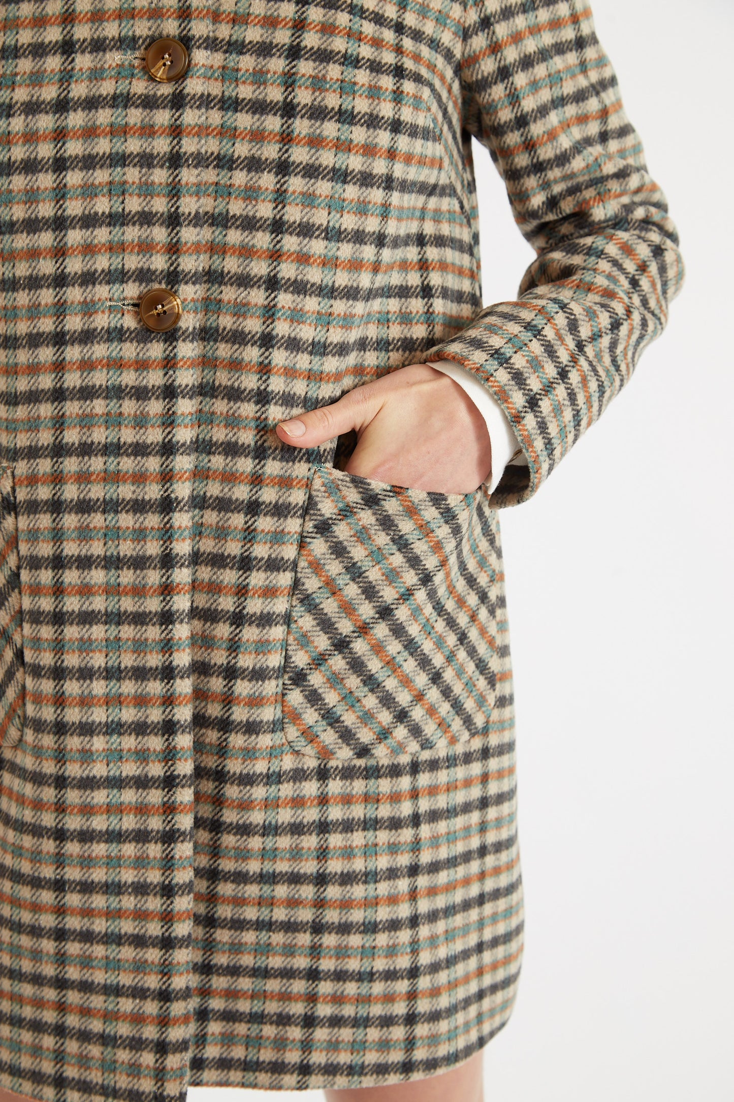 Dryden Wexford Check Jacquard Coat