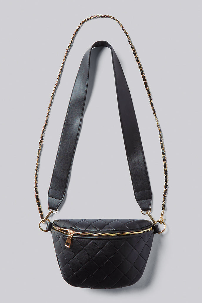 Dekar Cross Body Bag - Black - Front