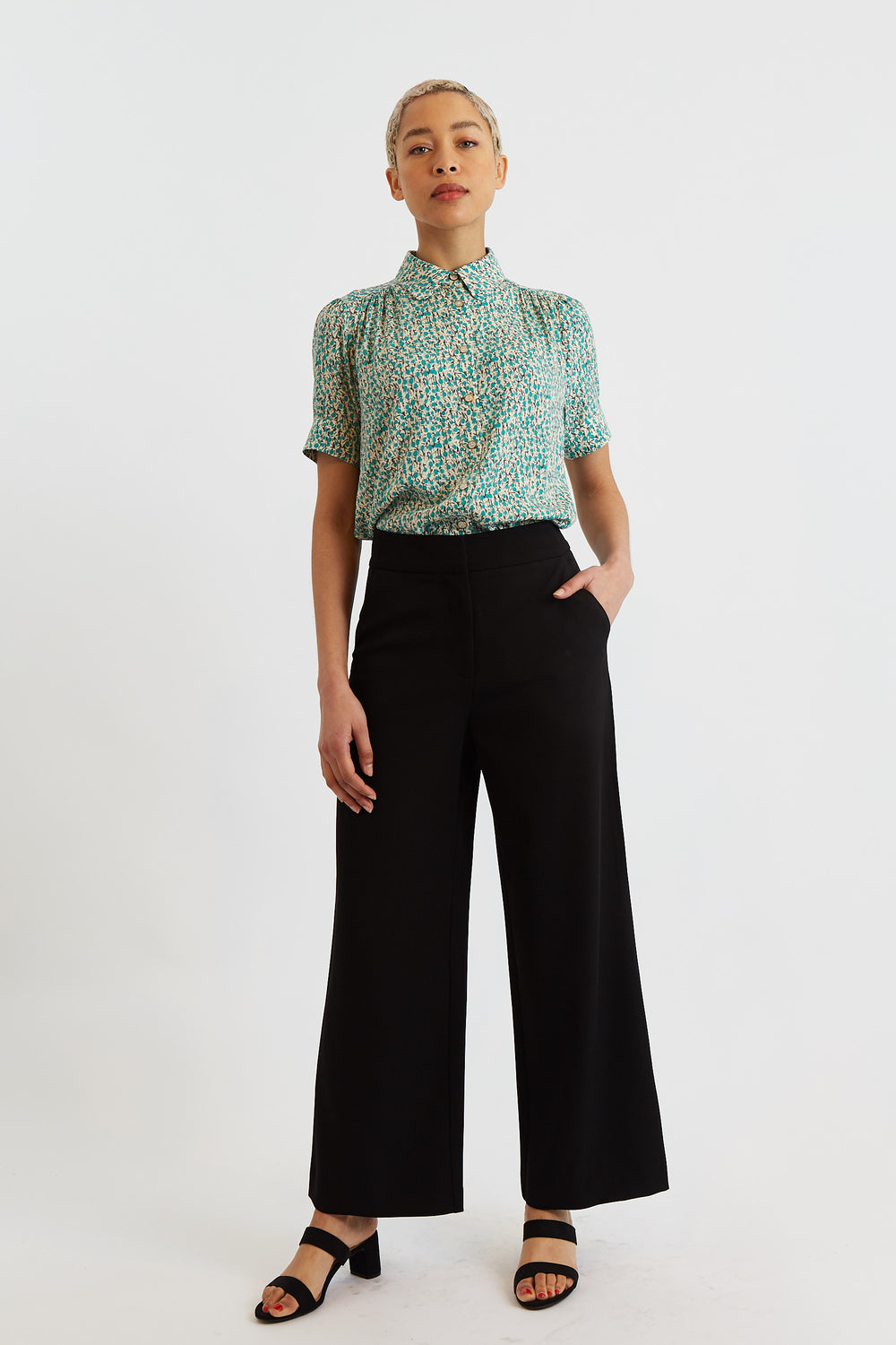 Elina Wide Leg Trouser – Louche