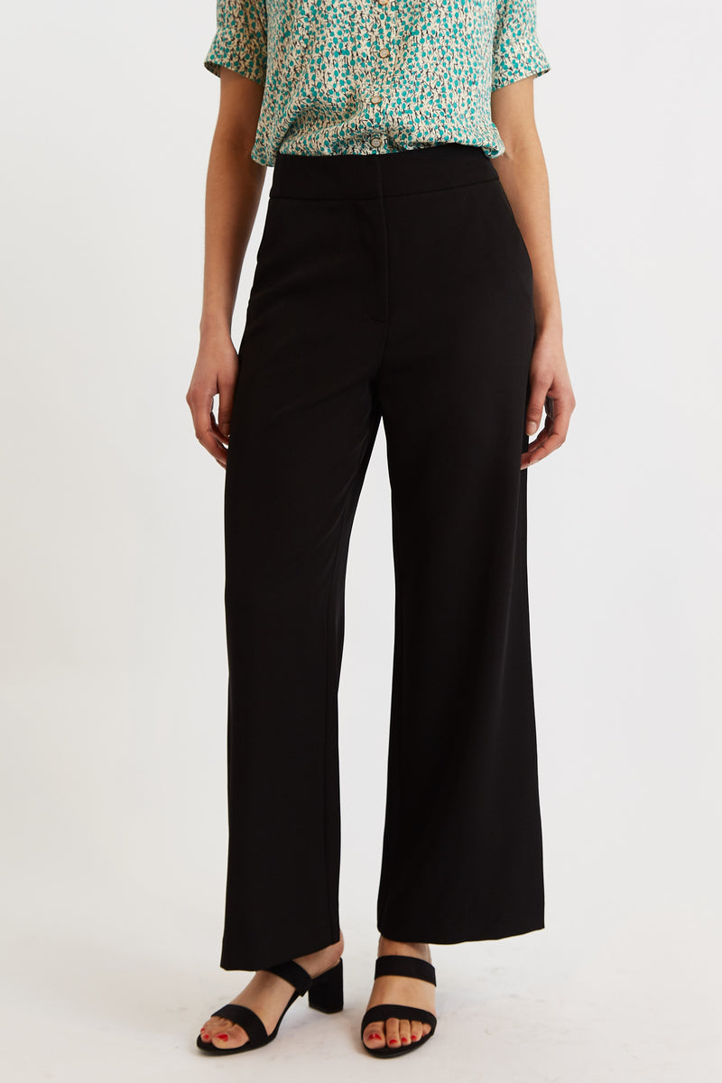 Elina Wide Leg Trouser - Front