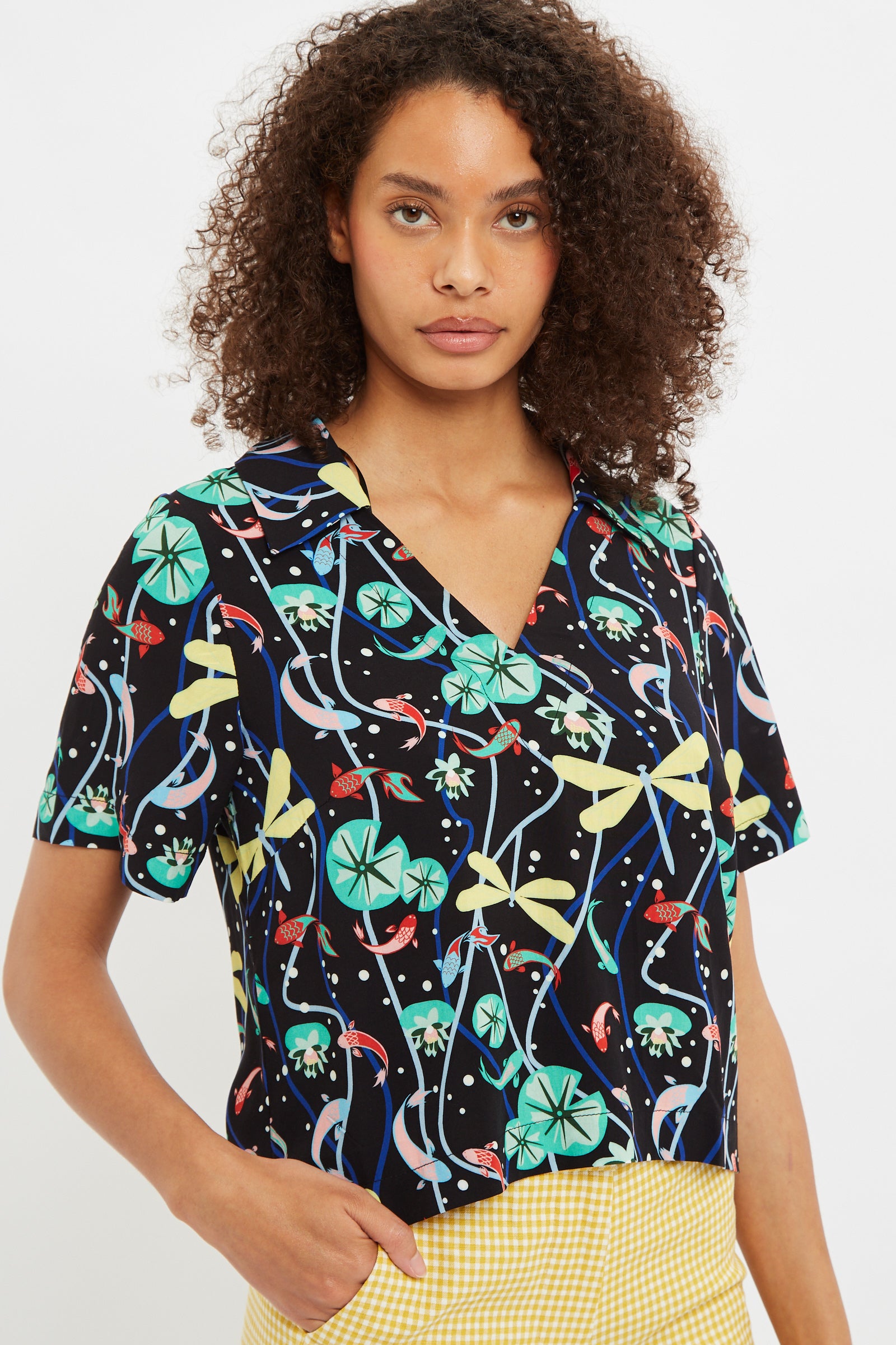 louche london Spring clean sale - Extra 25% 5 FIEN POND PRINT 1 1