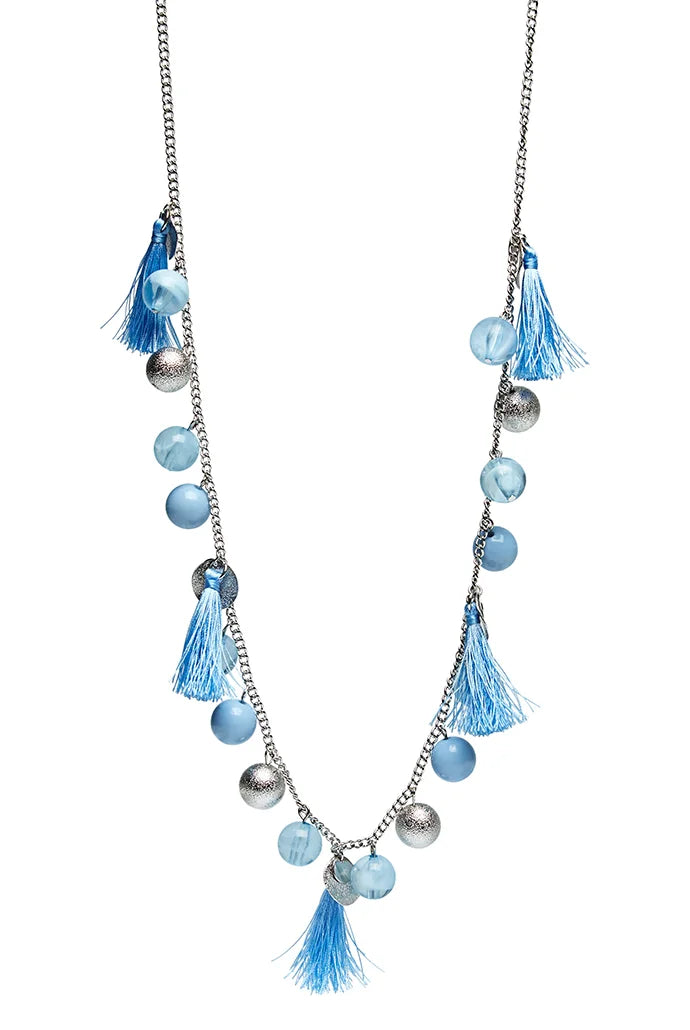 Laura Tassel Bead Necklace