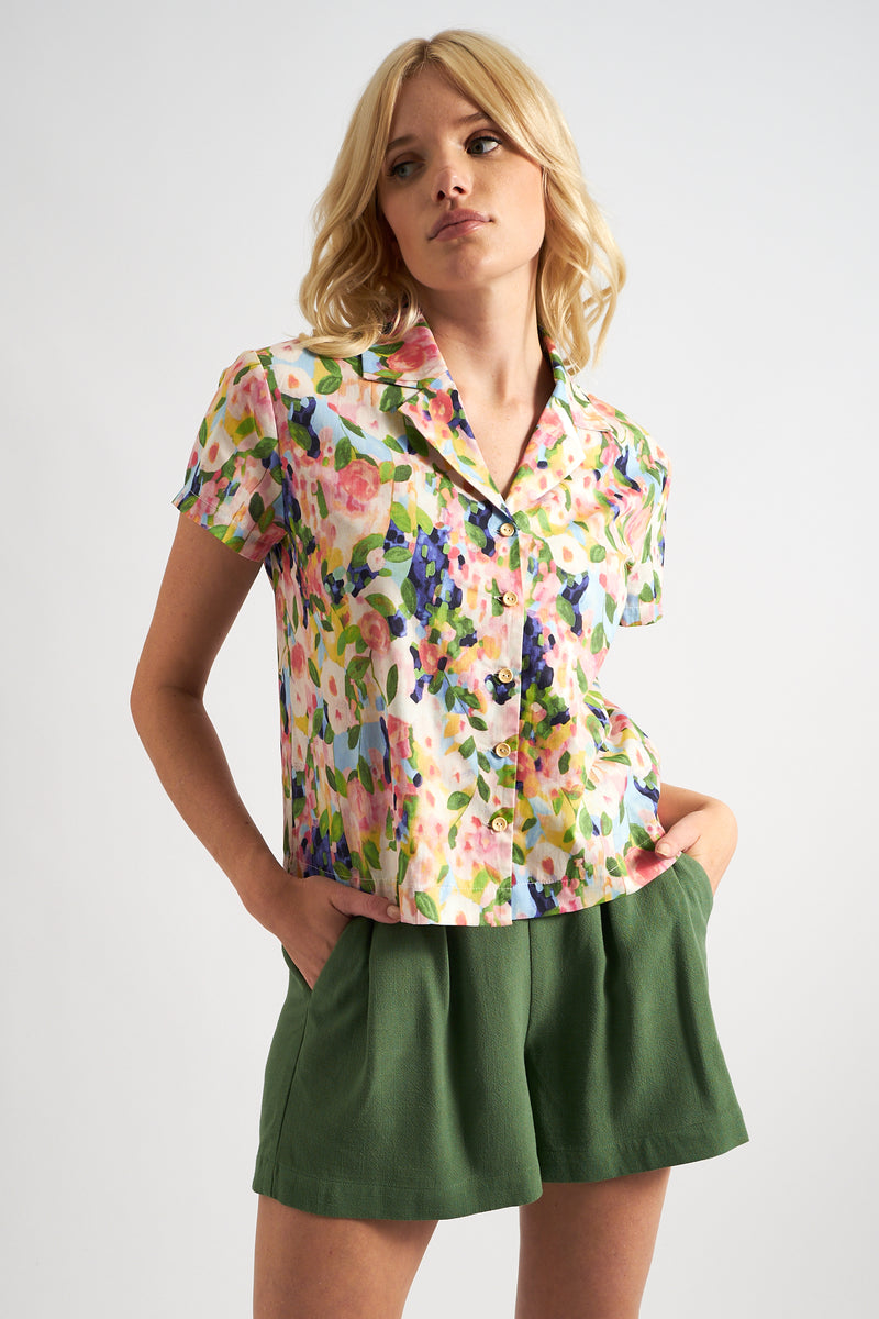 Marika Summer Dream Print Resort Shirt - Front