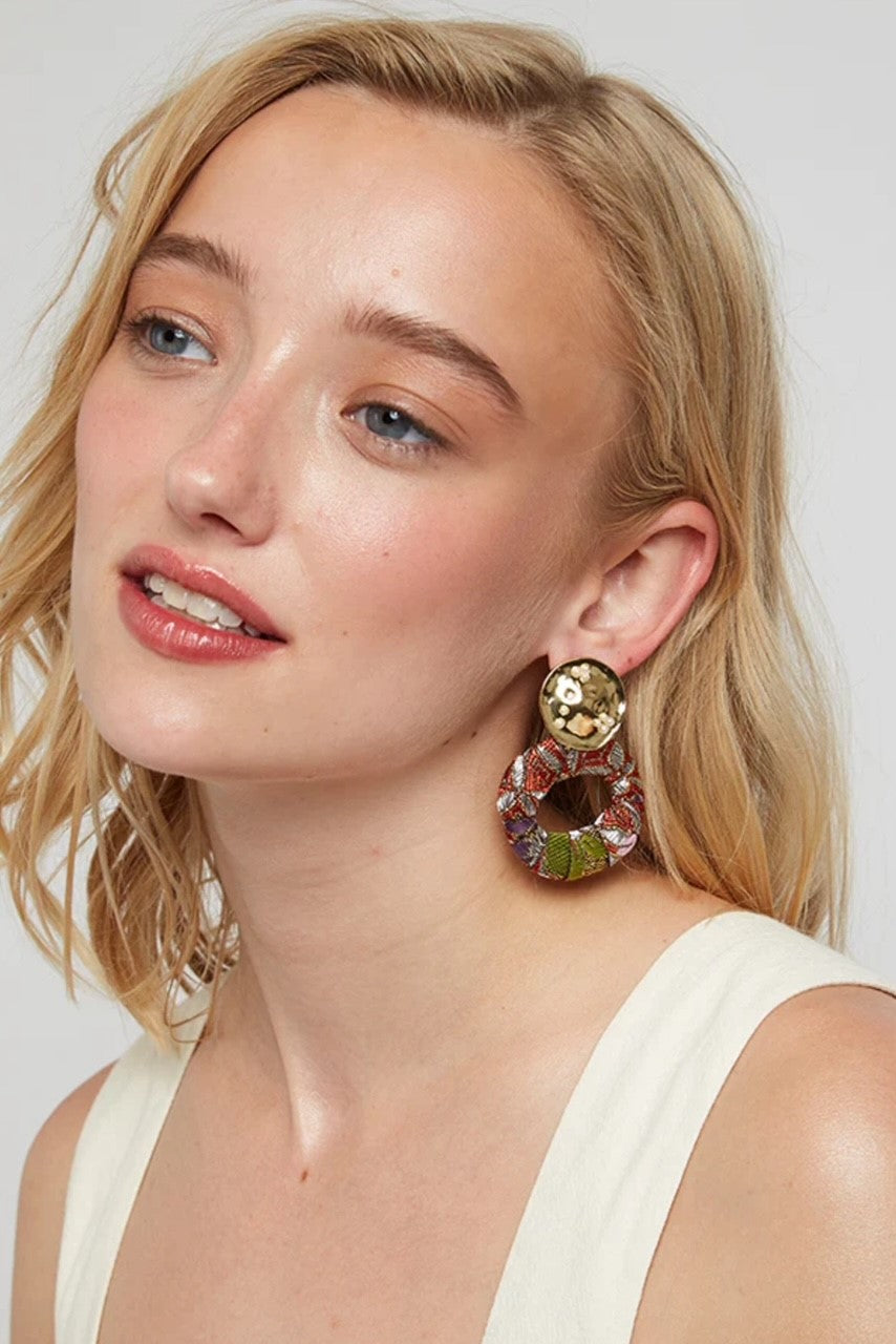 Reuben Oval Shape Earring