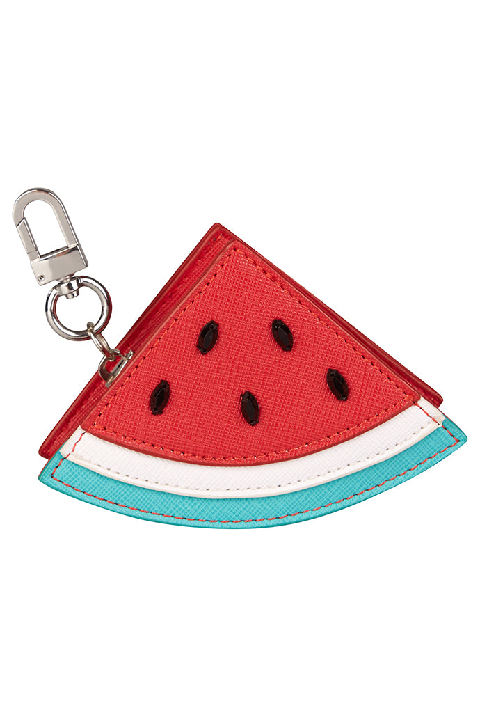 Winnie Watermelon Zip Clip Purse - Front