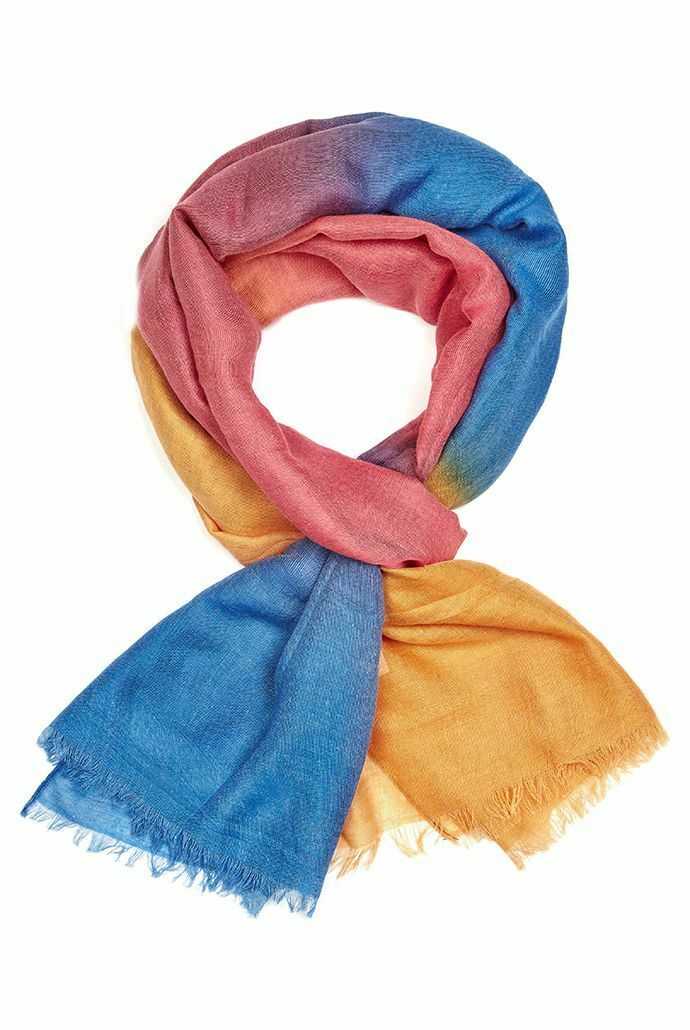 Louche Jerrie Ombre Lightweight Scarf - Front