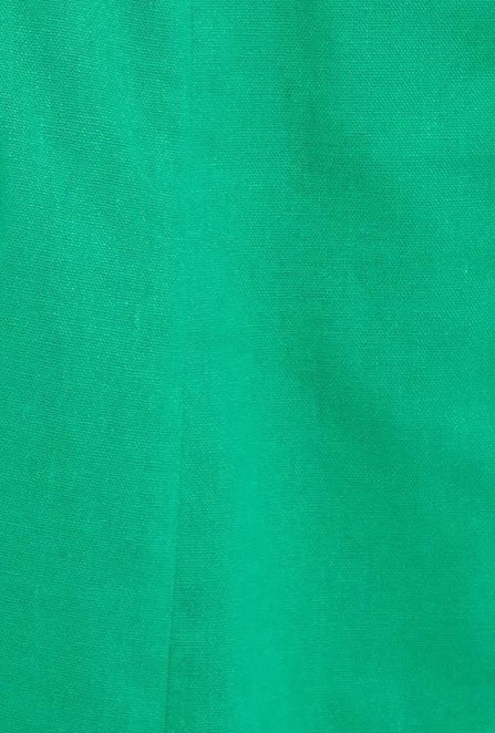 Louche Mollie Button Through Midi Short Sleeve Shirt Dress In Green