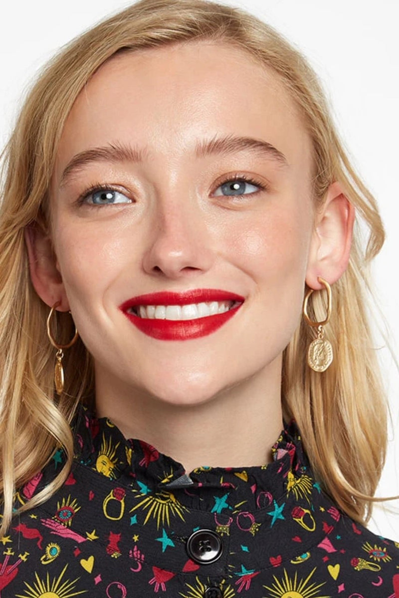 Louche Sodi Earrings - Front