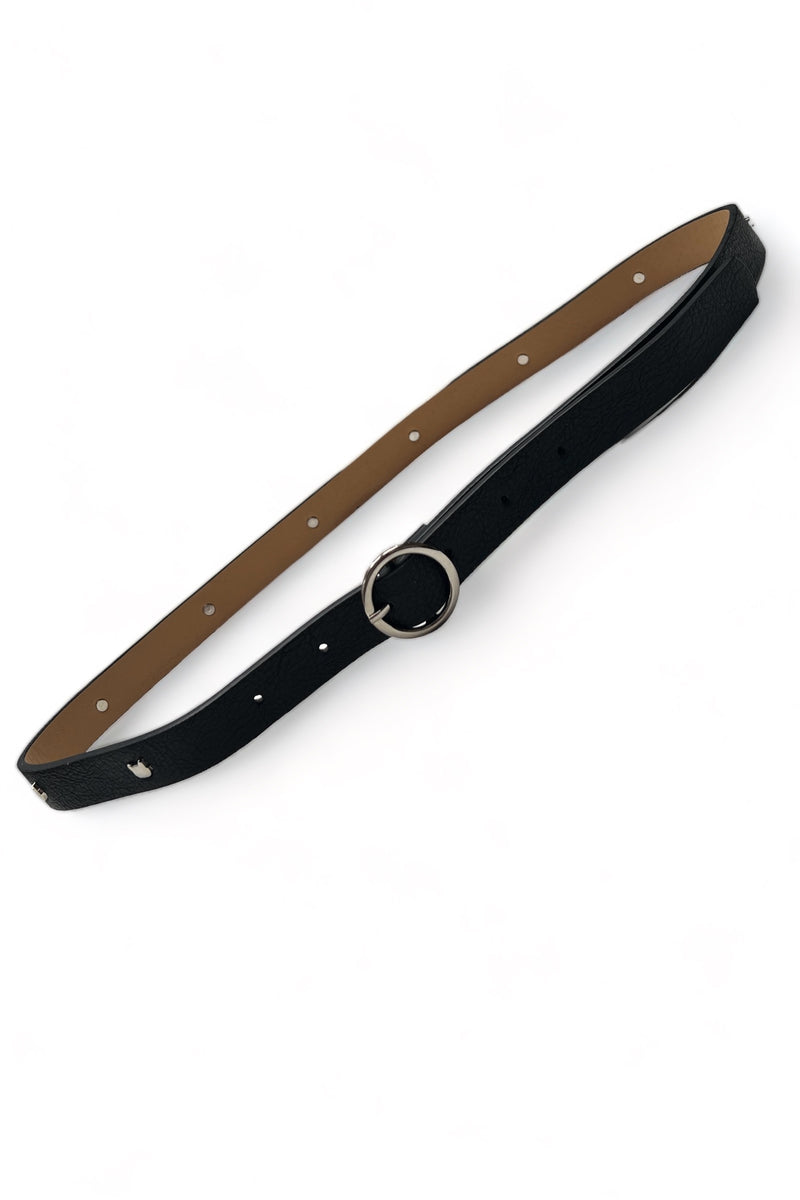 Wilma Cat Stud Black Belt - Front