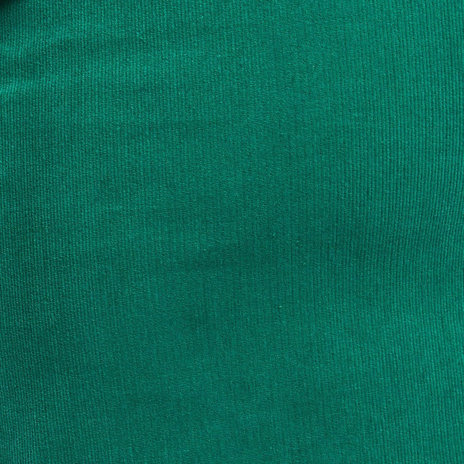 Louche Alicja Baby Cord Scalloped Hem Mini Skirt - Green