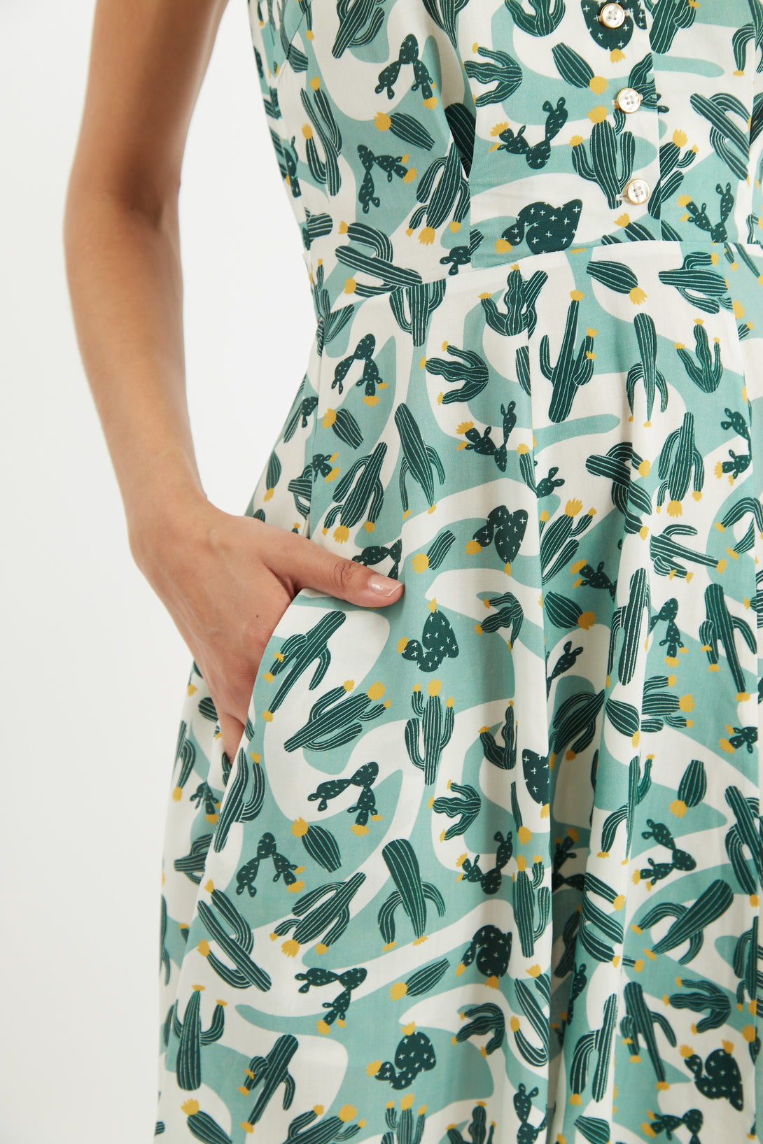 Cathleen Mini Arizona Tea Dress Louche Cathleen Mini Arizona Tea Dress Louche