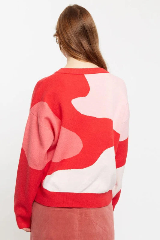 Louche Delaney Swirl Design Sweater