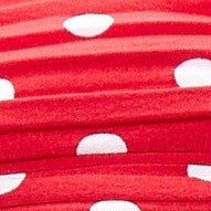 Louche Dotty Printed Headband - Red / White