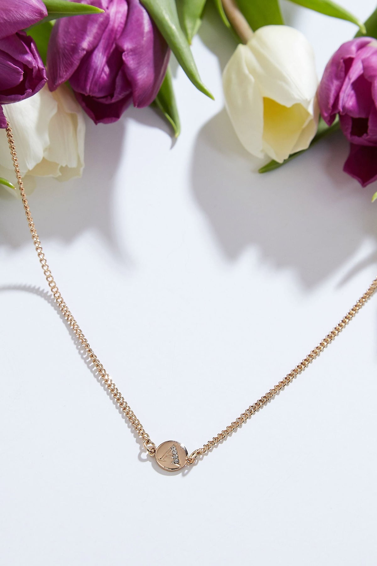 Letter Disc Necklace 5056269455681