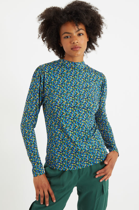Gilly Bubble Pop Long Sleeve Jersey Top
