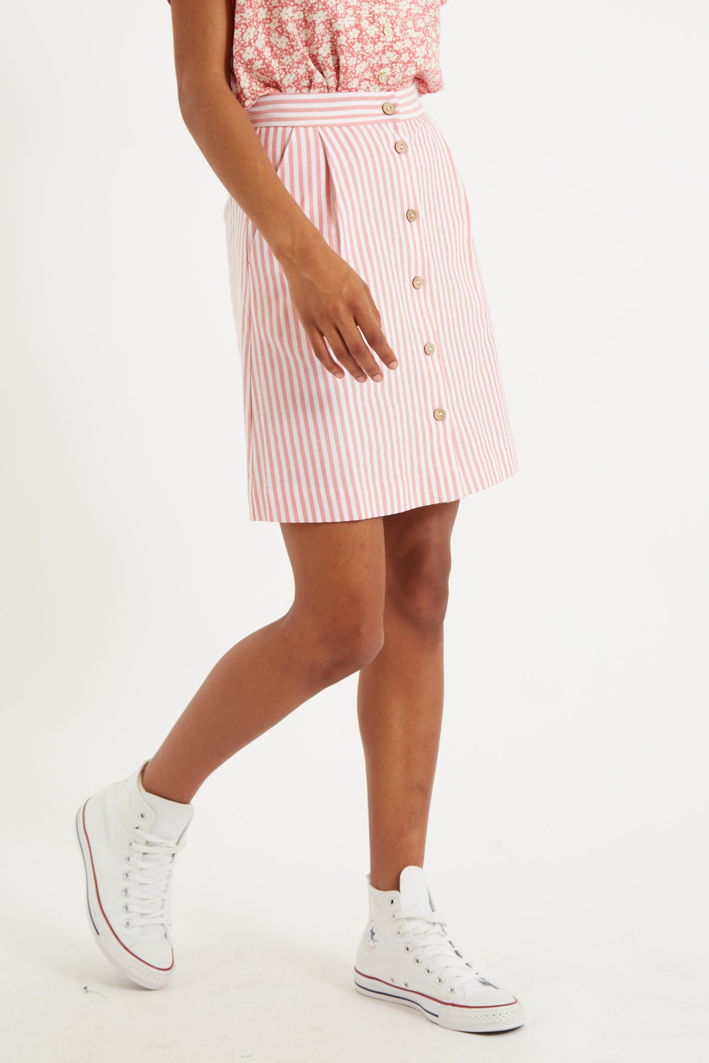 Hela Sail Stripe A-Line Mini Skirt