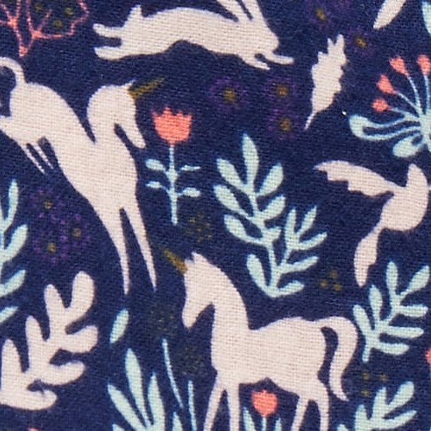 Louche Saara Magic Forest Print Long Sleeved Tiered Mini Dress