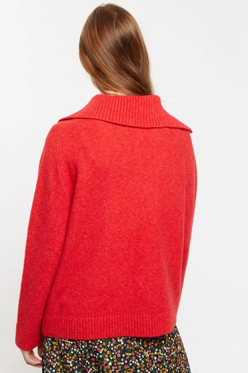 Louche Margina Collared 2 Pocket Sweater