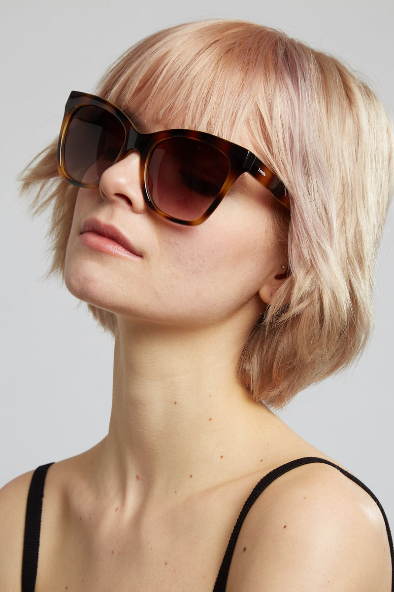 Louche Nikki Sunglasses - Tortoiseshell