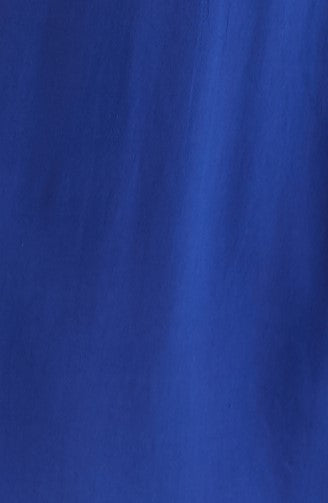 Unity Moss Crepe V-Neck Midi Dress Ultramarine