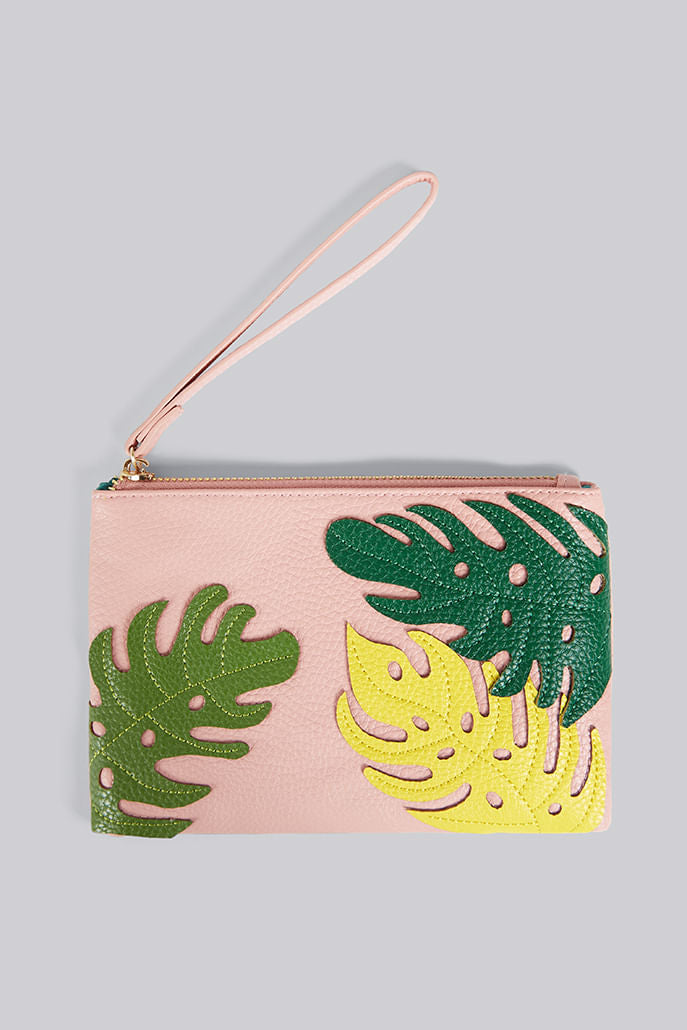 Bree Banana Leaf Purse Wrist Strap