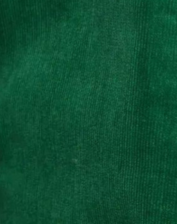 Louche Mollie Baby Cord  Puff Sleeve Midi Shirtdress Green
