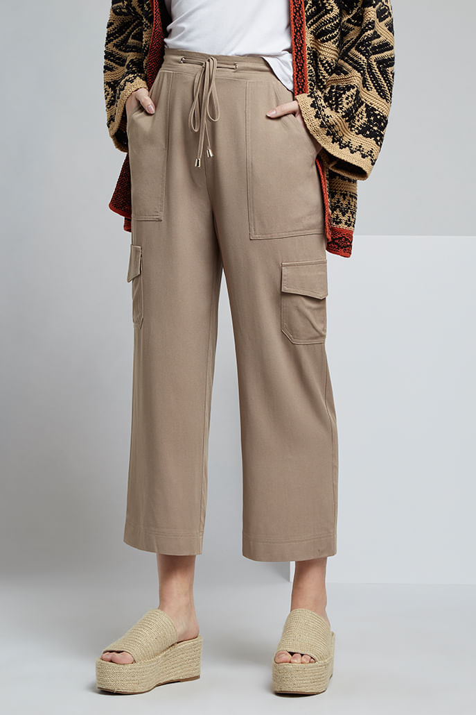 Neil Soft Utility Cropped Trouser