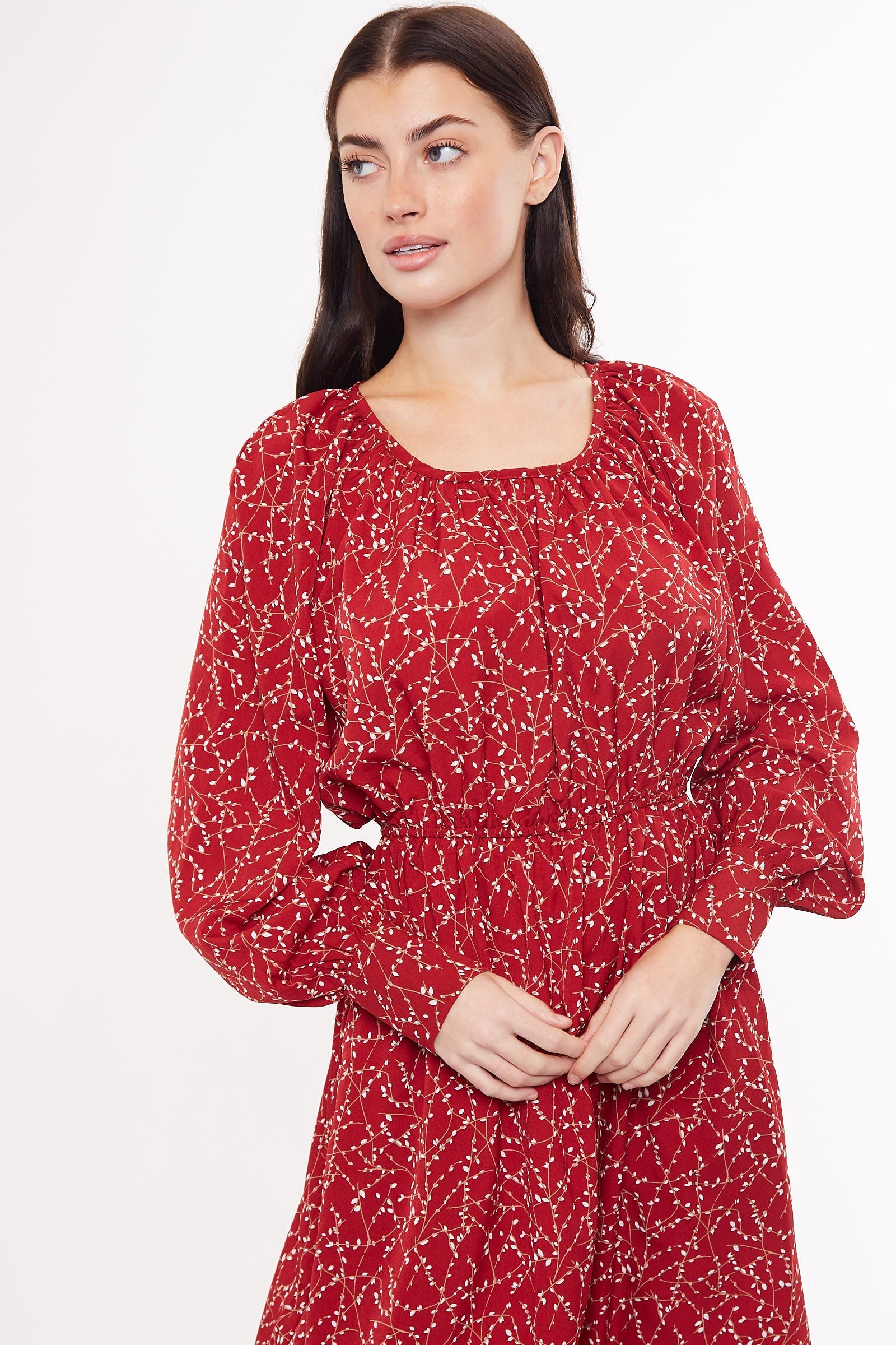 Neelia Sprig Midi Dress